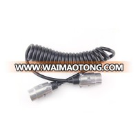 Trailer Truck Tractor Use 7 Core Trailer Spiral Cable,4 core power cable,unbraked trailer breakaway cable