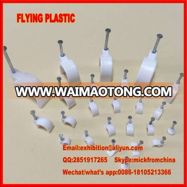 India & Bangladesh electric wire cable clips 4mm to 25mm